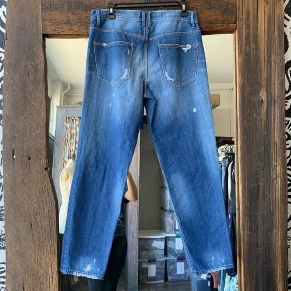 Madewell Distressed Boyfriend Denim Size 28” - Picture 4 of 4